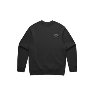 FLASHWORLD RELAX CREW SWEATSHIRT | BLACK